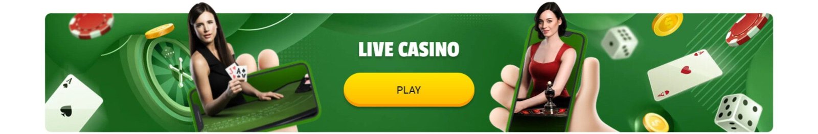 Live Casino - Play CTA